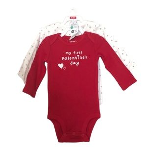 2 Piece Set Carter's My first Valentine’s Day Size 6 Months